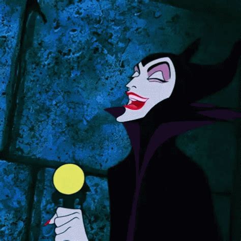 Maleficent laughing